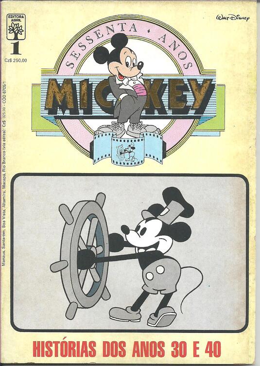 Sessenta Anos Mickey - Edição 1 - 2 - 3 - Setembro, Outubro e